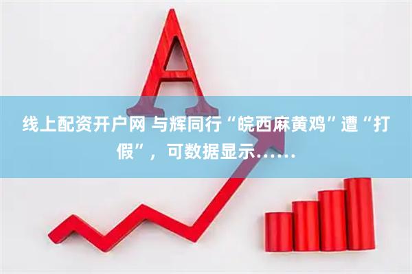 线上配资开户网 与辉同行“皖西麻黄鸡”遭“打假”，可数据显示……